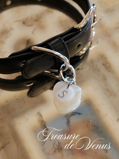 Custom Pearl Heart Tag