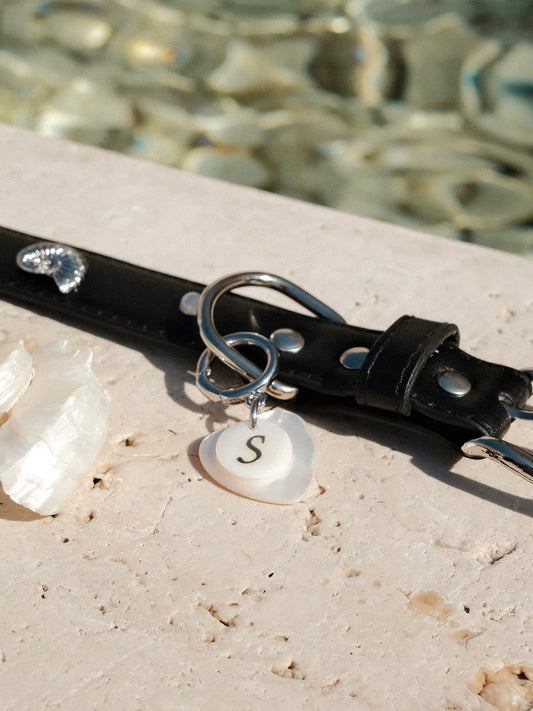 Custom Pearl Heart Tag